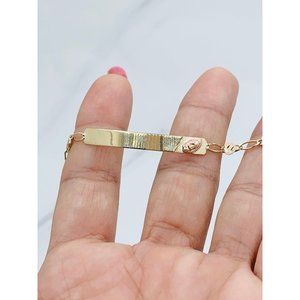Real 10k Gold Bracelet Virgin Mary guadalupe